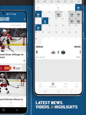 Cleveland Monsters android App screenshot 2